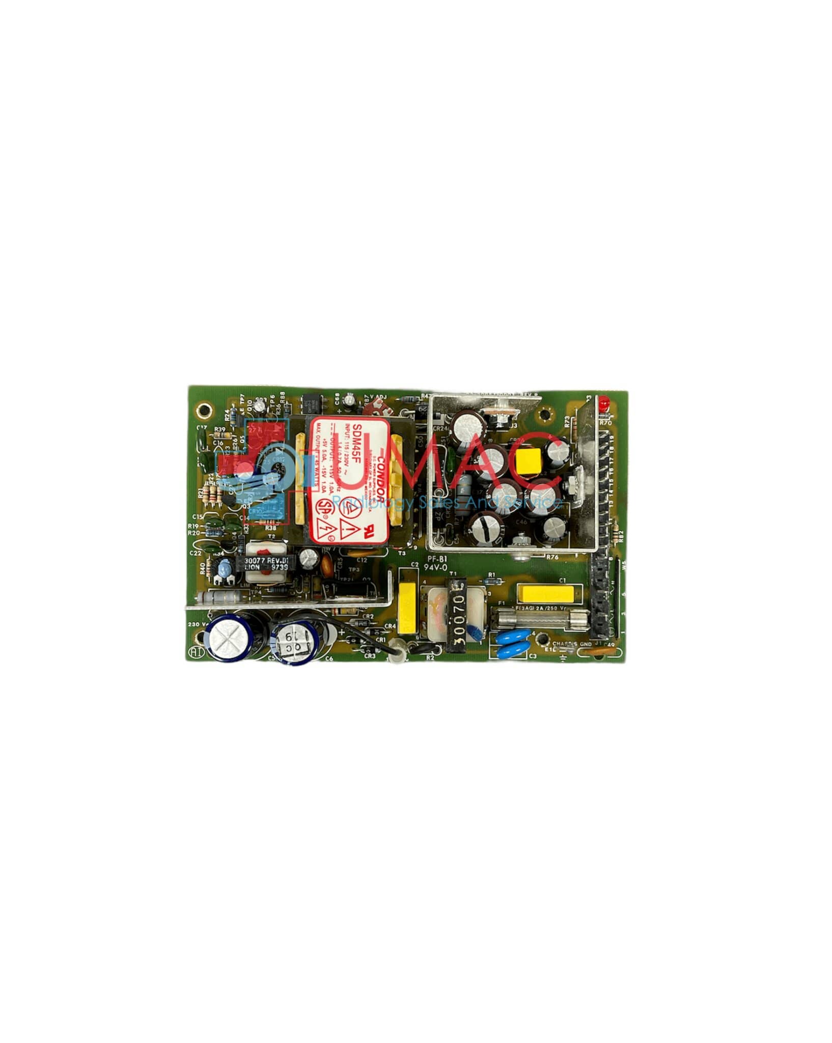 Hologic Lorad M-IV Mammography 02-30051-0001 Low Voltage Power Supply Board for Lorad
