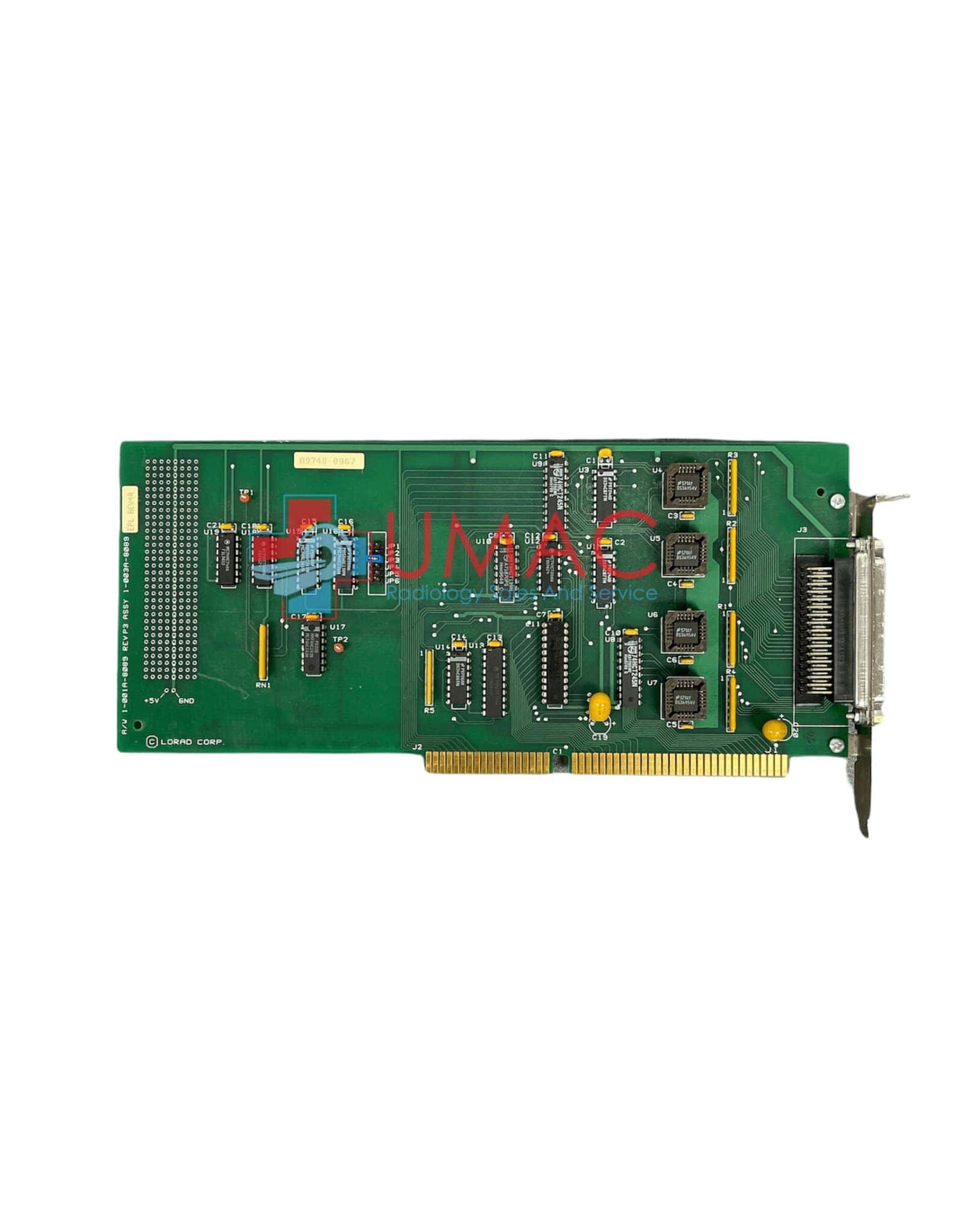 Hologic Lorad M-IV Mammography 1-003-8089 Data Interface Board Lorad